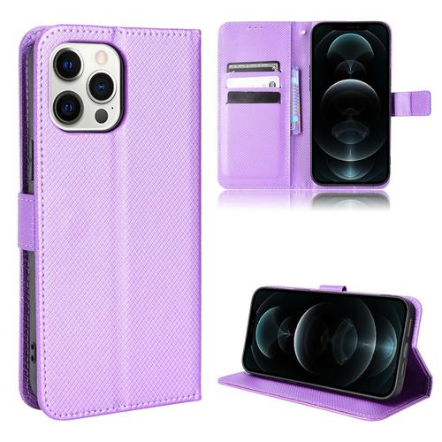 Coque Iphone 12 Pro,Etui Pour Iphone 12 Pro,Coque En Cuir Pour Iphone 12 Pro,Convient A Etui La Iphone 12 Pro,Violet