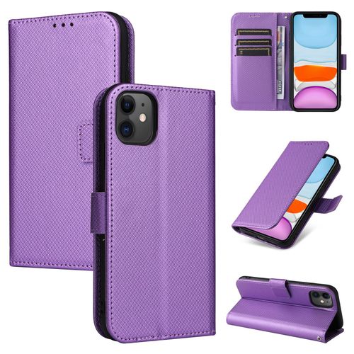 Coque Iphone 11,Etui Pour Iphone 11,Coque En Cuir Pour Iphone 11,Convient A Etui La Iphone 11,Violet