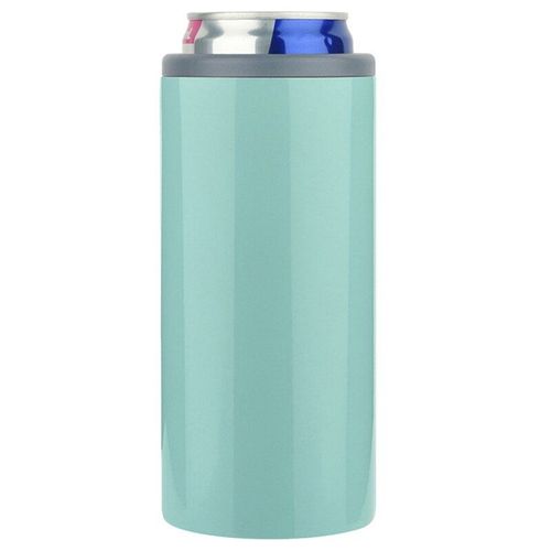 Refroidisseur De Canette Mince Isolé En Acier Inoxydable De 12 Oz, Glacière Mince À Double Paroi Sous Vide En Acier Inoxydable De 12 Oz