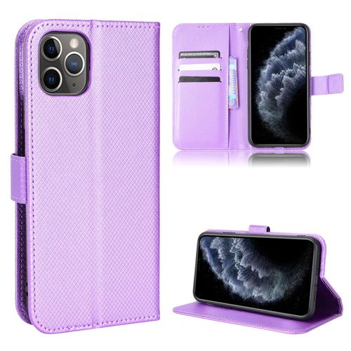 Coque Iphone 11 Pro,Etui Pour Iphone 11 Pro,Coque En Cuir Pour Iphone 11 Pro,Convient A Etui La Iphone 11 Pro,Violet