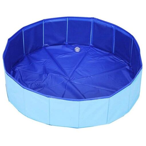 Piscine intérieure et extérieure pliable pour chiens et chats, 60X20Cm,