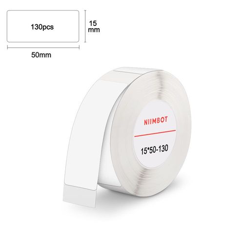 étiquettes autocollantes D11 D101 D110 pour imprimante,papier thermique,pour étiqueteurs sans fil - Type 15x50mm-130pcs
