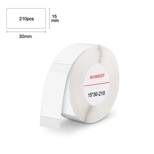 étiquettes autocollantes D11 D101 D110 pour imprimante,papier thermique,pour étiqueteurs sans fil - Type 15x30mm-210pcs