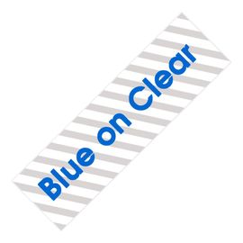 d'étiquette SS12KW pour Epson ST12KW SC12RW SC12YW SC12BW SS9KW SS6KW 6/9/12mm,ruban d'étiquettes pour Epson LW-400 300 étiqueteuse - Type Blue on Clear-12mm