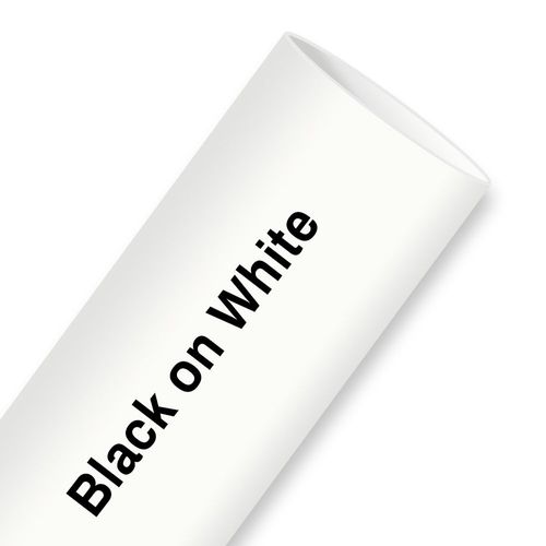 Ruban Thermorétractable Pour Dymo Bal 3718053,Tube D1 9mm,Noir Sur Blanc,Compatible Avec Étiqueteuse Dymo Bal 374000 - Type Black On White-6mm