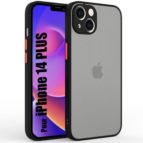 Coque Pour Iphone 14 Plus Protection Ultra Fin Silicone Mat - Noir