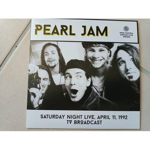 Pearl Jam Saturday Night Live 45t Live Tv 92