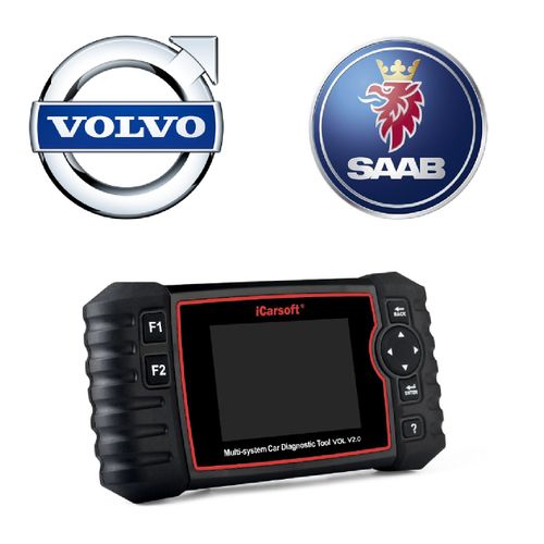 Icarsoft Vol V2.0 | Valise Diagnostic Automobile Compatible Pour Volvo Et Saab | Obd2 | Outil Diag Puissant