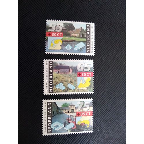 Timbre Pays Bas Yt 1373 A 1375 Série: Timbres D'été 1991 ( 040906 )