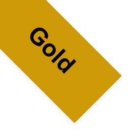KMCYinks SS12KW Bandes 12mm Compatible pour Epson Labelworks lw400/KingJim SS12KW LC-4WBN Étiqueteuse Ruban pour LW300 Imprimante D'étiquettes - Type Black on Gold-24mm