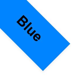 KMCYinks SS12KW Bandes 12mm Compatible pour Epson Labelworks lw400/KingJim SS12KW LC-4WBN Étiqueteuse Ruban pour LW300 Imprimante D'étiquettes - Type Black on Blue-24mm