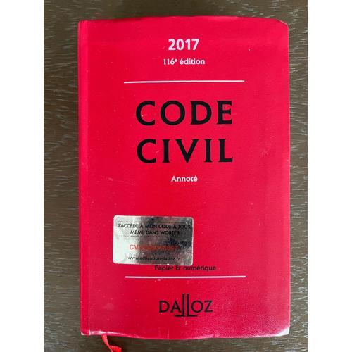 Code Civil 2017 Annoté