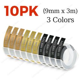 DYMO Étiqueteuse à Gaufrer Avec 3 Rubans D'étiquettes | Kit De