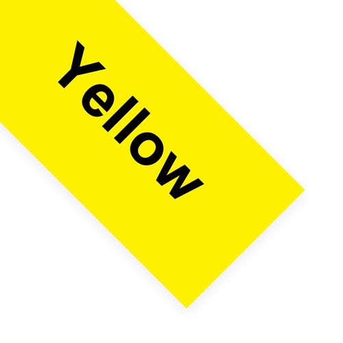 KMCYinks SS12KW Bandes 12mm Compatible pour Epson Labelworks lw400/KingJim SS12KW LC-4WBN Étiqueteuse Ruban pour LW300 Imprimante D'étiquettes - Type Black on Yellow-6mm