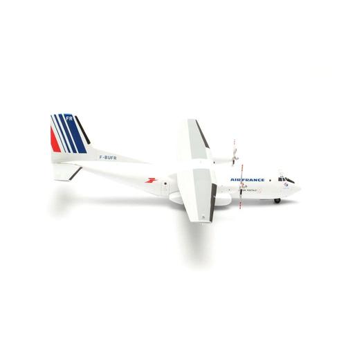 Air France - Aviation Postale Transall C-160  F-Bufr - 20.5 X 20.4 Cm 1/200 Herpa