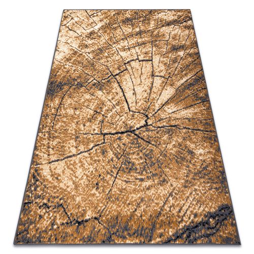 120x170 Cm Bcf Rug Morad Pie? Arbre Bois - Gris / Beige / Vieil Or