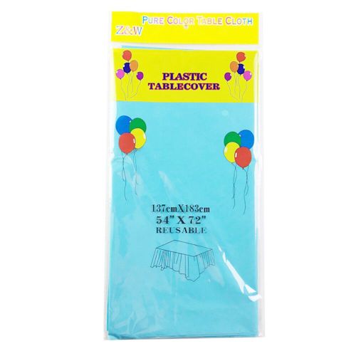 Nappe Rectangulaire Jetable En Plastique,6x4,5 Pieds,Couvertures De Table Pour Les Fêtes,Festivals,Bars,Anniversaires