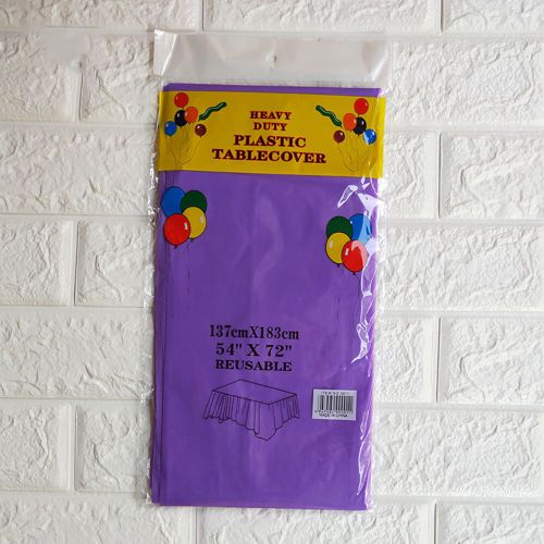 Nappe Rectangulaire Jetable En Plastique,6x4,5 Pieds,Couvertures De Table Pour Les Fêtes,Festivals,Bars,Anniversaires