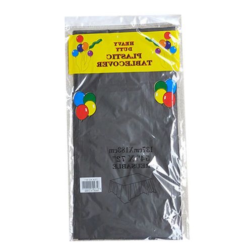Nappe Rectangulaire Jetable En Plastique,6x4,5 Pieds,Couvertures De Table Pour Les Fêtes,Festivals,Bars,Anniversaires