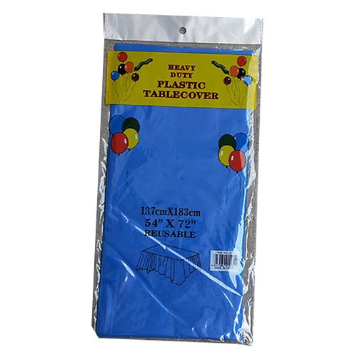Nappe Rectangulaire Jetable En Plastique,6x4,5 Pieds,Couvertures De Table Pour Les Fêtes,Festivals,Bars,Anniversaires