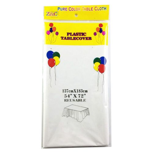 Nappe Rectangulaire Jetable En Plastique,6x4,5 Pieds,Couvertures De Table Pour Les Fêtes,Festivals,Bars,Anniversaires