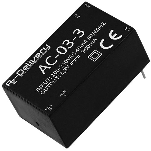 220 V  3,3 V Mini Adaptateur d'alimentation Compatible avec Arduino et Raspberry Pi incluant Un E-Book!.[V1121]