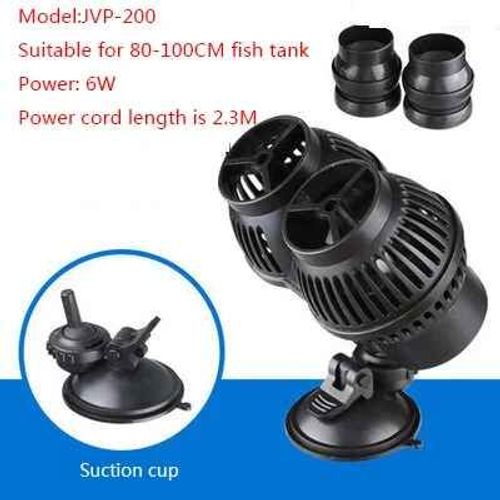 220 V Sunsun Wave Maker Wavemaker Pompe  Eau Pour Aquarium Rservoir De Poissons Pompe D'aquarium 2.5 W 3 W 6 W 12 W 24 W 48 W Pompe  Dbit,Pompe D - Type Jvp-200 Suction Cup-Eu Adapter 220v-50hz