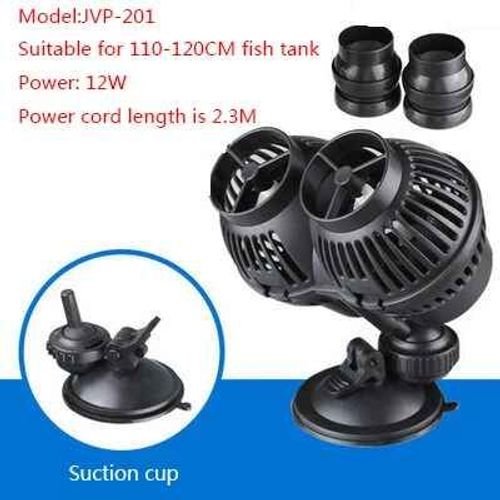 220 V Sunsun Wave Maker Wavemaker Pompe  Eau Pour Aquarium Rservoir De Poissons Pompe D'aquarium 2.5 W 3 W 6 W 12 W 24 W 48 W Pompe  Dbit,Pompe D - Type Jvp-201 Suction Cup-Eu Adapter 220v-50hz