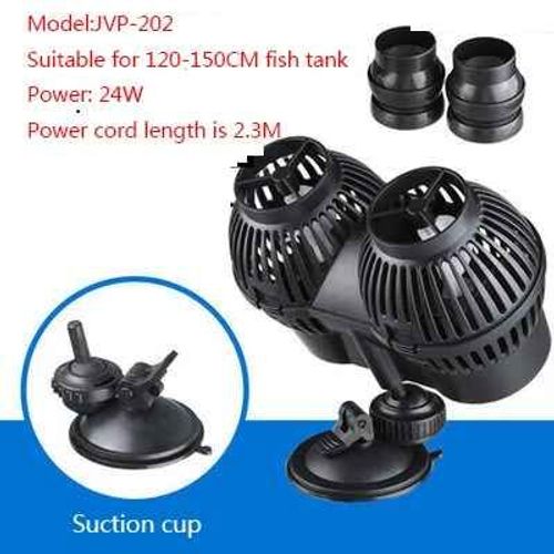 220 V Sunsun Wave Maker Wavemaker Pompe  Eau Pour Aquarium Rservoir De Poissons Pompe D'aquarium 2.5 W 3 W 6 W 12 W 24 W 48 W Pompe  Dbit,Pompe D - Type Jvp-202 Suction Cup-Eu Adapter 220v-50hz