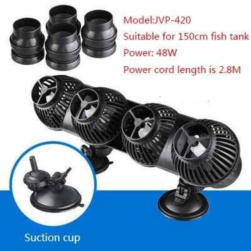 220 V Sunsun Wave Maker Wavemaker Pompe  Eau Pour Aquarium Rservoir De Poissons Pompe D'aquarium 2.5 W 3 W 6 W 12 W 24 W 48 W Pompe  Dbit,Pompe D - Type Jvp-402 Suction Cup-Eu Adapter 220v-50hz