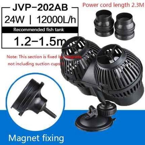 220 V Sunsun Wave Maker Wavemaker Pompe  Eau Pour Aquarium Rservoir De Poissons Pompe D'aquarium 2.5 W 3 W 6 W 12 W 24 W 48 W Pompe  Dbit,Pompe D - Type Jvp202magnet Fixing-Eu Adapter 220v-50hz
