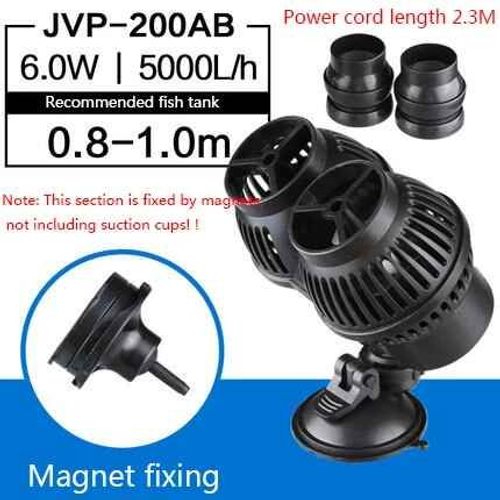 220 V Sunsun Wave Maker Wavemaker Pompe  Eau Pour Aquarium Rservoir De Poissons Pompe D'aquarium 2.5 W 3 W 6 W 12 W 24 W 48 W Pompe  Dbit,Pompe - Type Jvp-200magnet Fixing-Eu Adapter 220v-50hz