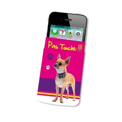 Housse Telephone Chien Et Chat - Pas Touche