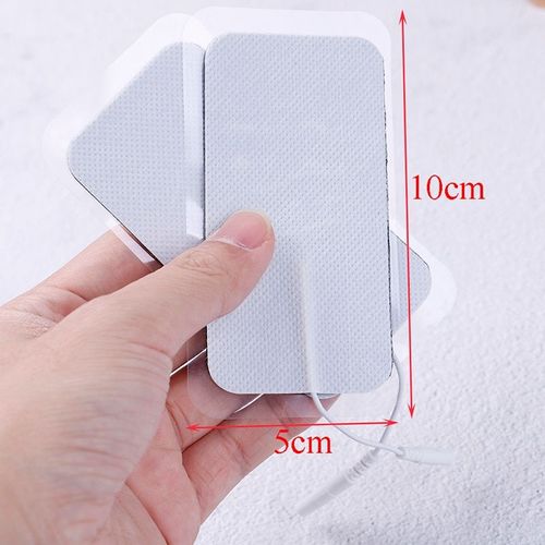 2 Pièces/Lot Électrodes Pour Les Dizaines Machine De Thérapie Numérique Ems Masseur Nerf Muscle Stimulateur Soulagement De La Douleur - Type 2pcs 10x5cm