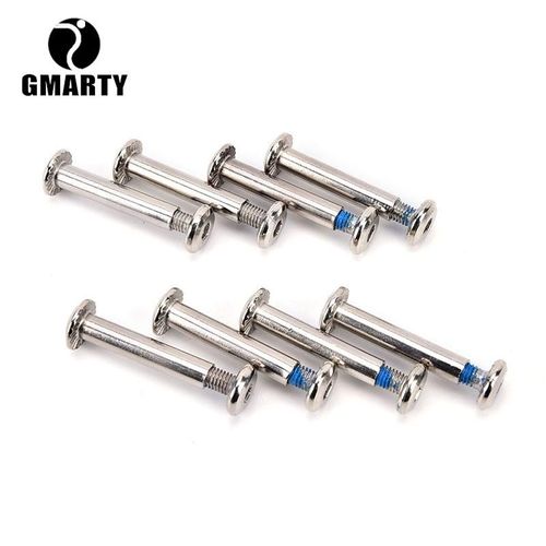 Vis Sphpopularité Argentées Pour Patins,Boulons De Roue De Patins,Chaussures De Patins En Acier,Slalom,Essieux De Patins À Roulettes En Ligne (6mm * 31mm),8 Pièces
