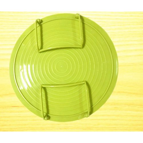Plateau de cuisson à vapeur pour micro-ondes,support de plaque de four à vapeur,plateau de cuisson à vapeur,panier rond empileur à plusieurs couches - Type green