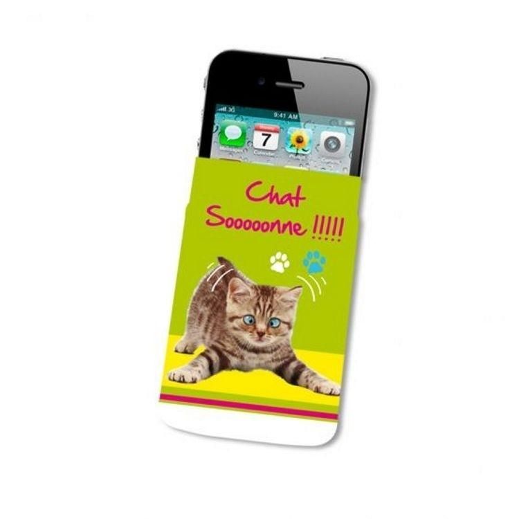 Housse Telephone Chien Et Chat - Chat Sooooonne !