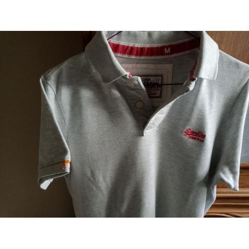 Polo Gris Superdry