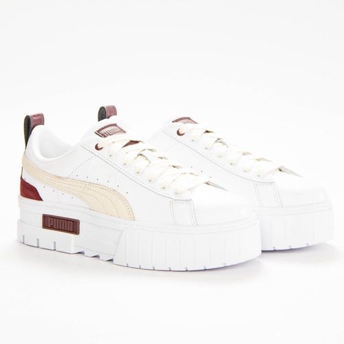 Basket Puma Femme Mayze Luxe Blanc 36 Rakuten