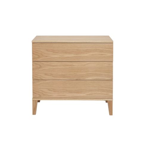 Commode Scandinave 3 Tiroirs Bois Clair Freddy