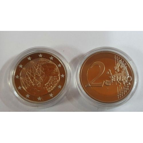2 Euros Slovénie 2022: 35e Anniversaire Du Programme Erasmus- Be Capsule/ Proof