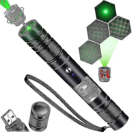 Long Range Green Laser Pointer, Green Laser Pointer High Power, Laser Pointer Powerful High Power Laser Pointer, Usb Rechargeable Laser Pointer For Ou