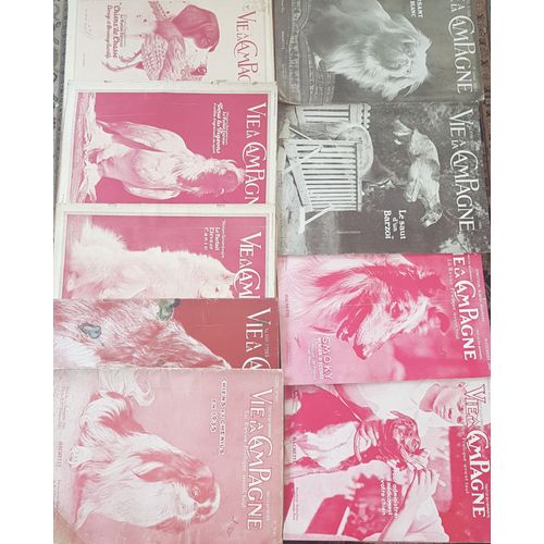 Lot De 9 Revues Du Debut Du Siecle / Vie A La Campagne / Annees 1920/ 1925/1926/1935/1947/ Bon Etat General Voir Tres Bon Compte Tenu De L Age