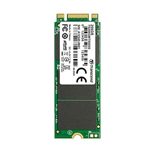 Transcend MTS600S - SSD - 256 Go - interne - M.2 2260 - SATA 6Gb/s