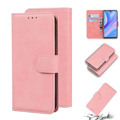 Huawei P Smart S / Y8p Coque, Saturcase Toucher Confortable Pu Cuir Magnétique Flip Portefeuille Support Porte-Carte Protecteur Housse Étui Pour Huawei P Smart S / Y8p (Rose)