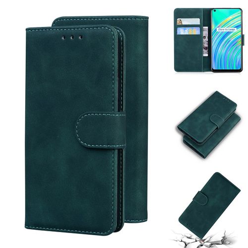 Realme 7i / Realme C17 Coque, Saturcase Toucher Confortable Pu Cuir Magnétique Flip Portefeuille Support Porte-Carte Protecteur Housse Étui Pour Realme 7i / Realme C17 (Vert)