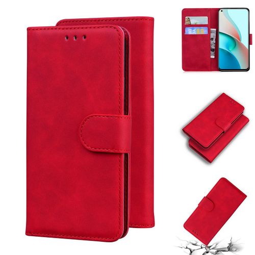 Xiaomi Redmi Note 9t Coque, Saturcase Toucher Confortable Pu Cuir Magnétique Flip Portefeuille Support Porte-Carte Protecteur Housse Étui Pour Xiaomi Redmi Note 9t (Rouge)