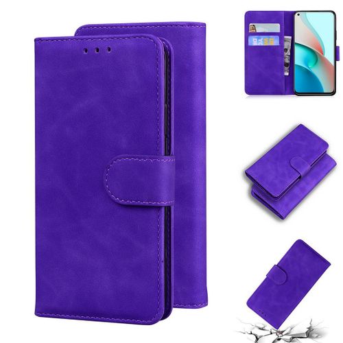 Xiaomi Redmi Note 9t Coque, Saturcase Toucher Confortable Pu Cuir Magnétique Flip Portefeuille Support Porte-Carte Protecteur Housse Étui Pour Xiaomi Redmi Note 9t (Violet)