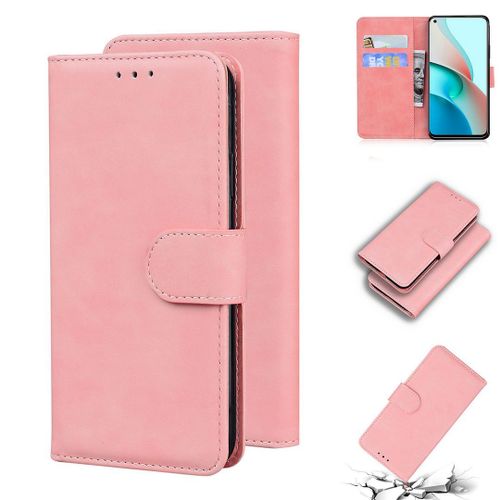 Xiaomi Redmi Note 9t Coque, Saturcase Toucher Confortable Pu Cuir Magnétique Flip Portefeuille Support Porte-Carte Protecteur Housse Étui Pour Xiaomi Redmi Note 9t (Rose)
