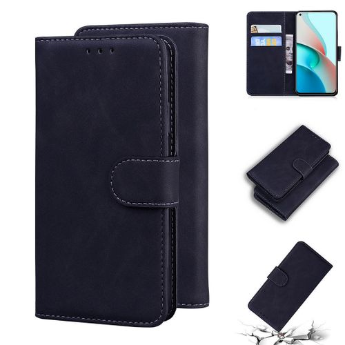 Xiaomi Redmi Note 9t Coque, Saturcase Toucher Confortable Pu Cuir Magnétique Flip Portefeuille Support Porte-Carte Protecteur Housse Étui Pour Xiaomi Redmi Note 9t (Noir)